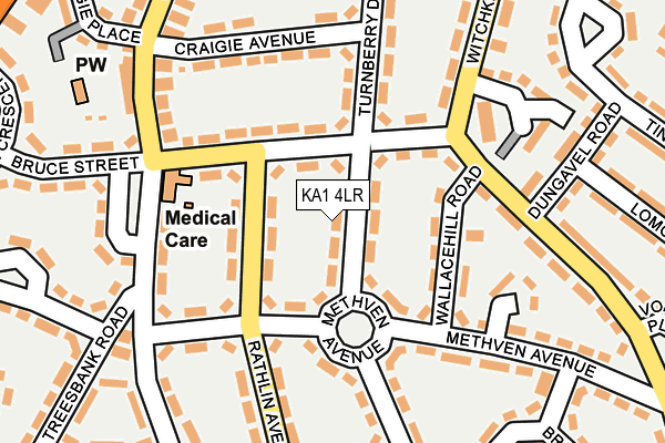 KA1 4LR map - OS OpenMap – Local (Ordnance Survey)
