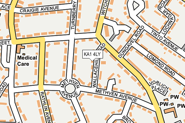 KA1 4LY map - OS OpenMap – Local (Ordnance Survey)