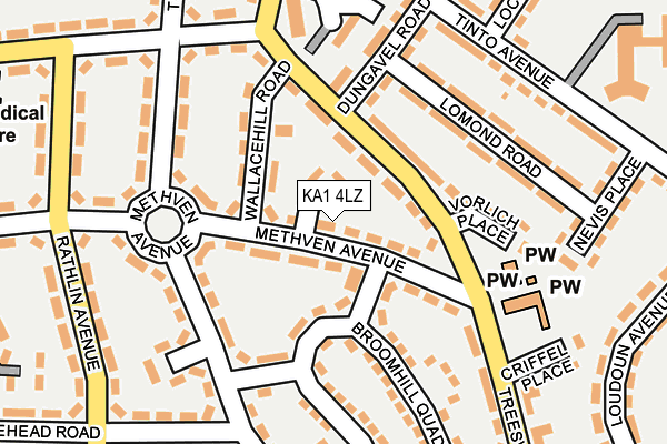 KA1 4LZ map - OS OpenMap – Local (Ordnance Survey)