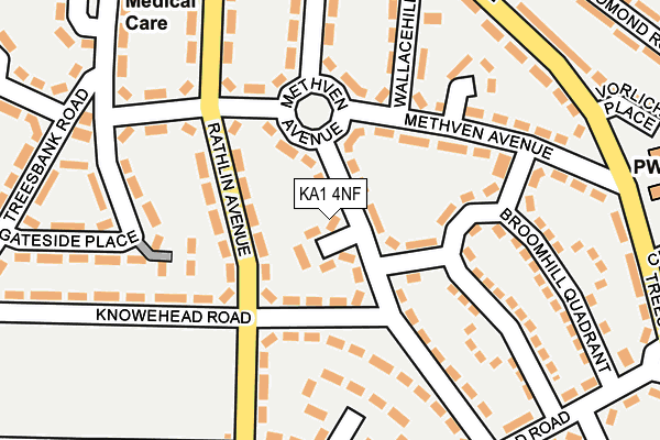 KA1 4NF map - OS OpenMap – Local (Ordnance Survey)