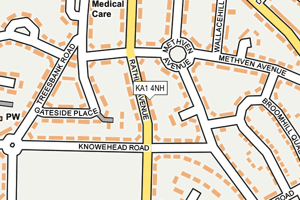 KA1 4NH map - OS OpenMap – Local (Ordnance Survey)