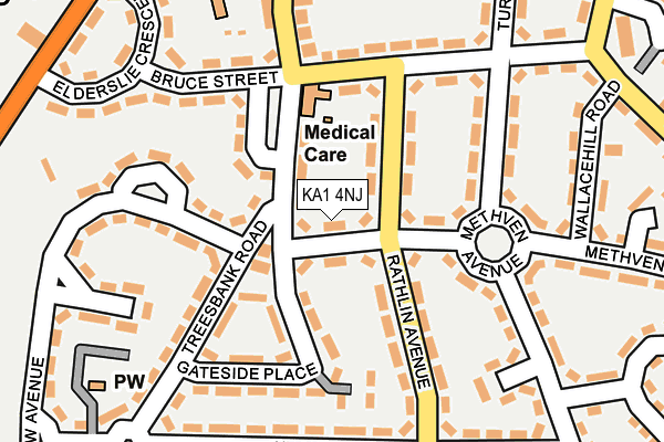 KA1 4NJ map - OS OpenMap – Local (Ordnance Survey)