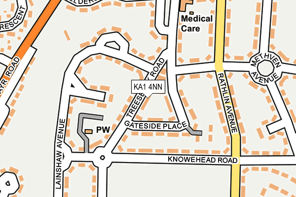 KA1 4NN map - OS OpenMap – Local (Ordnance Survey)
