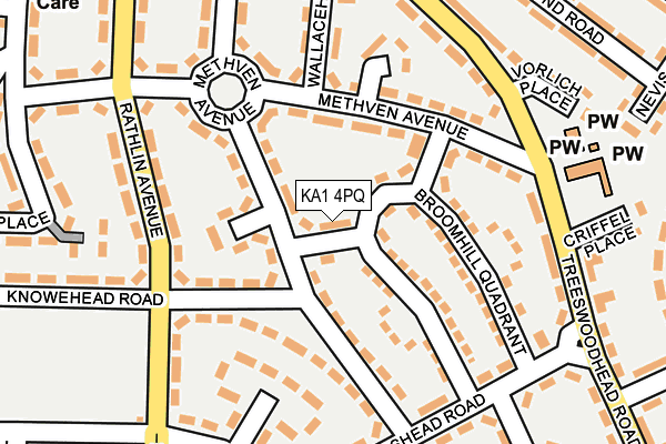 KA1 4PQ map - OS OpenMap – Local (Ordnance Survey)