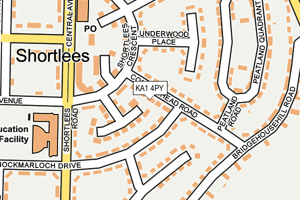 KA1 4PY map - OS OpenMap – Local (Ordnance Survey)