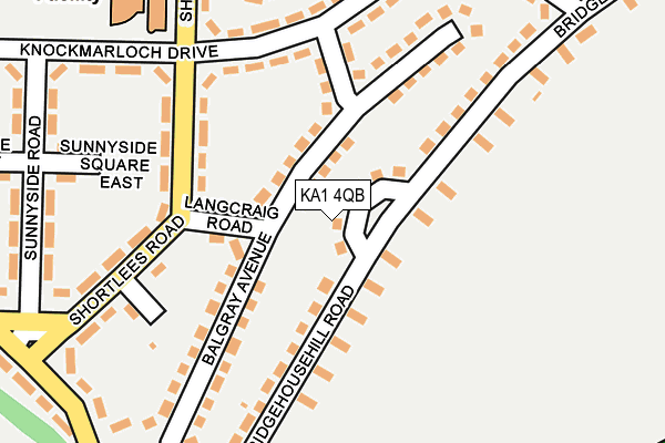 KA1 4QB map - OS OpenMap – Local (Ordnance Survey)