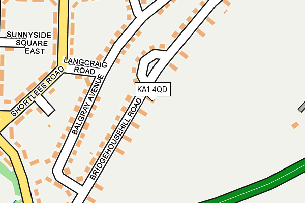 KA1 4QD map - OS OpenMap – Local (Ordnance Survey)