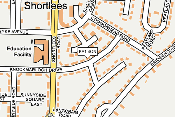 KA1 4QN map - OS OpenMap – Local (Ordnance Survey)