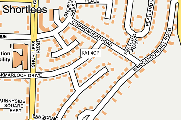 KA1 4QP map - OS OpenMap – Local (Ordnance Survey)