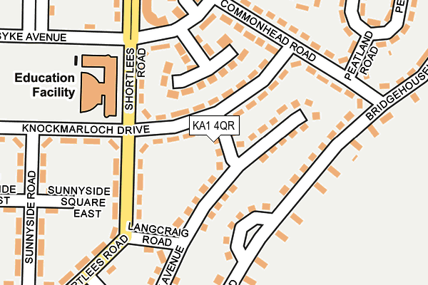 KA1 4QR map - OS OpenMap – Local (Ordnance Survey)