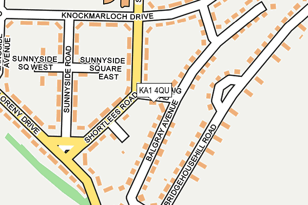 KA1 4QU map - OS OpenMap – Local (Ordnance Survey)