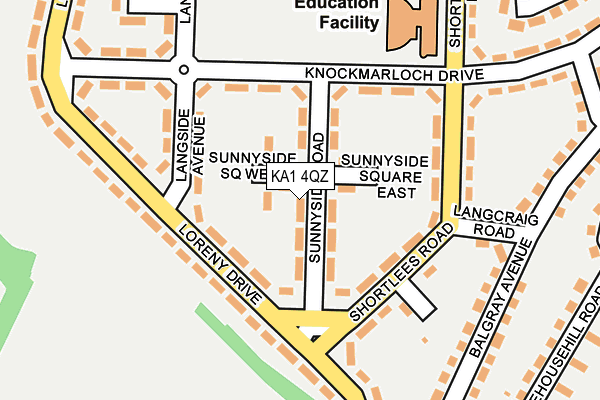 KA1 4QZ map - OS OpenMap – Local (Ordnance Survey)