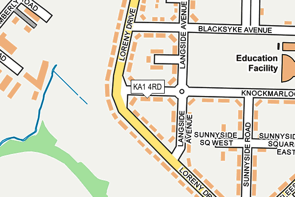 KA1 4RD map - OS OpenMap – Local (Ordnance Survey)