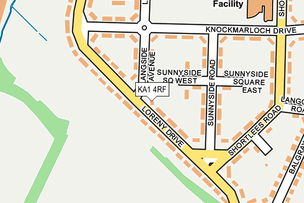 KA1 4RF map - OS OpenMap – Local (Ordnance Survey)