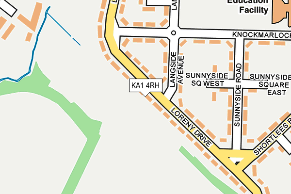 KA1 4RH map - OS OpenMap – Local (Ordnance Survey)