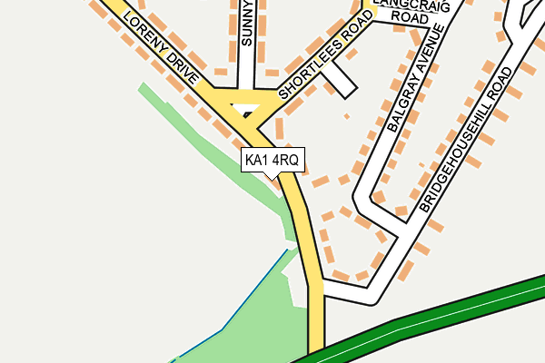 KA1 4RQ map - OS OpenMap – Local (Ordnance Survey)