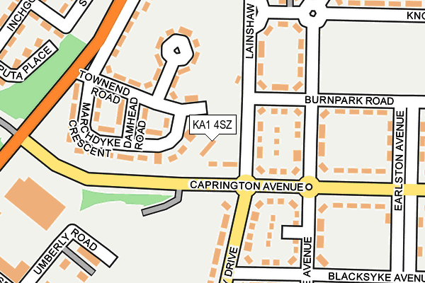 KA1 4SZ map - OS OpenMap – Local (Ordnance Survey)