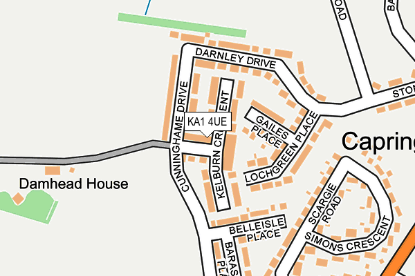 Map of CULROSS VENTURES LTD at local scale