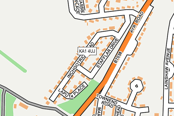 KA1 4UJ map - OS OpenMap – Local (Ordnance Survey)