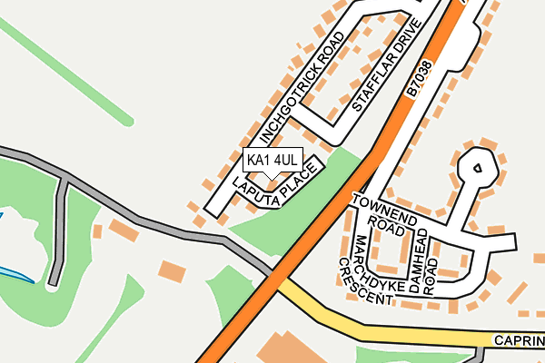 KA1 4UL map - OS OpenMap – Local (Ordnance Survey)