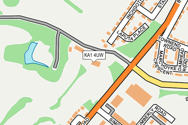 KA1 4UW map - OS OpenMap – Local (Ordnance Survey)