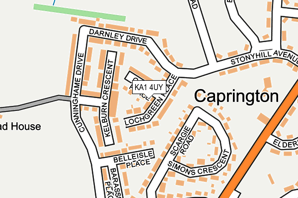 KA1 4UY map - OS OpenMap – Local (Ordnance Survey)