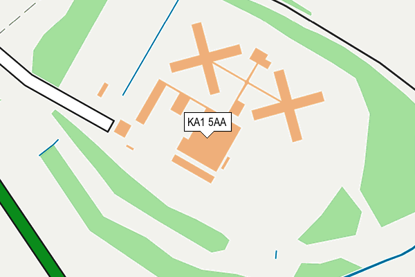 KA1 5AA map - OS OpenMap – Local (Ordnance Survey)