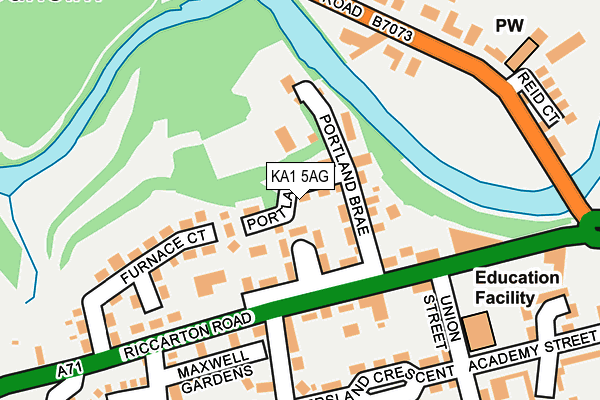 KA1 5AG map - OS OpenMap – Local (Ordnance Survey)