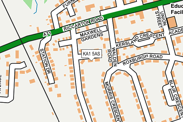 KA1 5AS map - OS OpenMap – Local (Ordnance Survey)