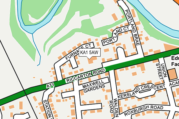 KA1 5AW map - OS OpenMap – Local (Ordnance Survey)