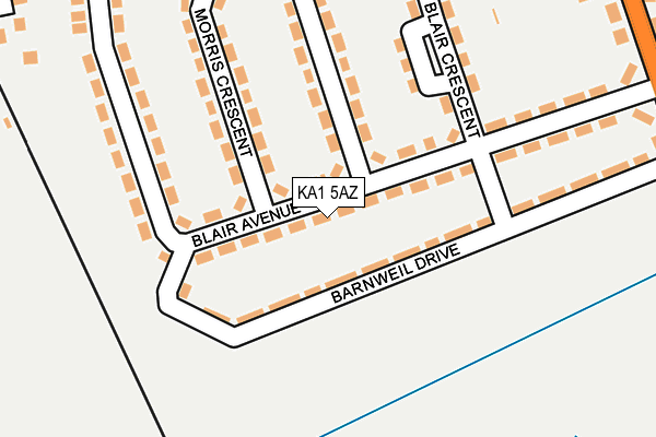 KA1 5AZ map - OS OpenMap – Local (Ordnance Survey)