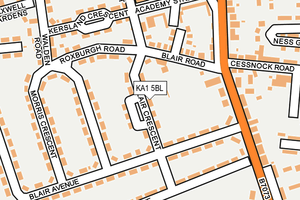 KA1 5BL map - OS OpenMap – Local (Ordnance Survey)