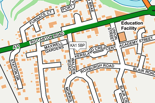 KA1 5BP map - OS OpenMap – Local (Ordnance Survey)