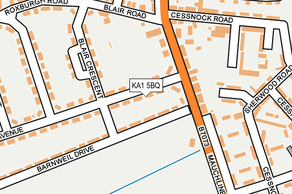 KA1 5BQ map - OS OpenMap – Local (Ordnance Survey)