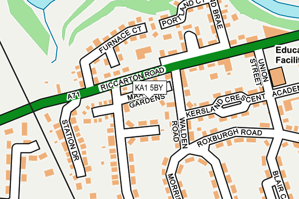 KA1 5BY map - OS OpenMap – Local (Ordnance Survey)