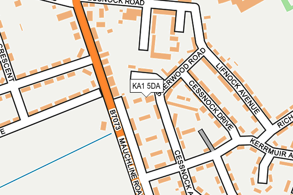 KA1 5DA map - OS OpenMap – Local (Ordnance Survey)