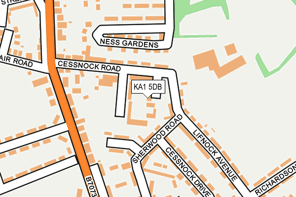 KA1 5DB map - OS OpenMap – Local (Ordnance Survey)