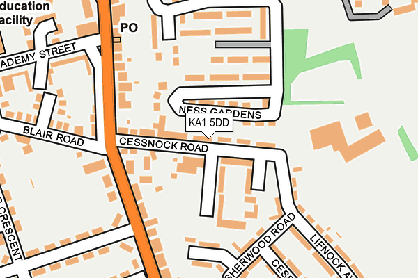 KA1 5DD map - OS OpenMap – Local (Ordnance Survey)