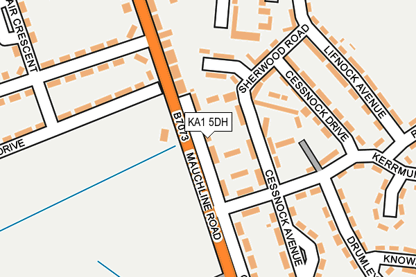 KA1 5DH map - OS OpenMap – Local (Ordnance Survey)