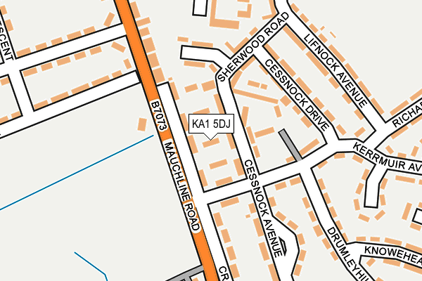 KA1 5DJ map - OS OpenMap – Local (Ordnance Survey)