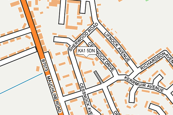 KA1 5DN map - OS OpenMap – Local (Ordnance Survey)