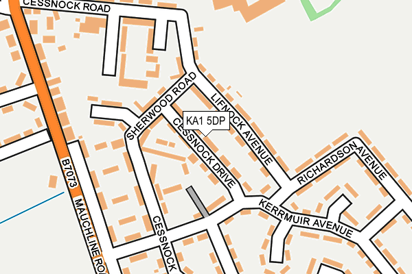 KA1 5DP map - OS OpenMap – Local (Ordnance Survey)