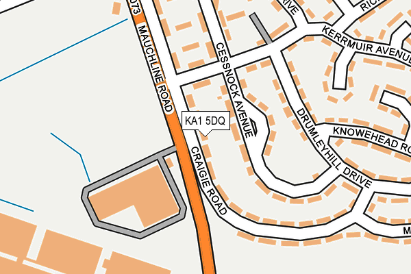 KA1 5DQ map - OS OpenMap – Local (Ordnance Survey)