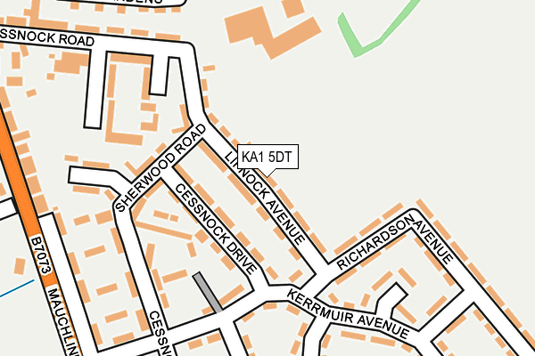 KA1 5DT map - OS OpenMap – Local (Ordnance Survey)