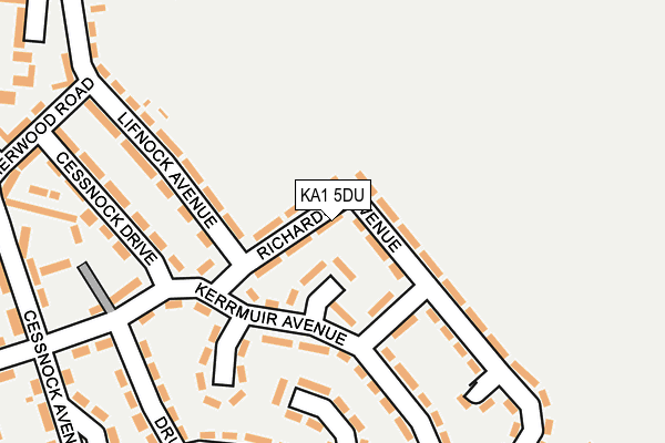 KA1 5DU map - OS OpenMap – Local (Ordnance Survey)