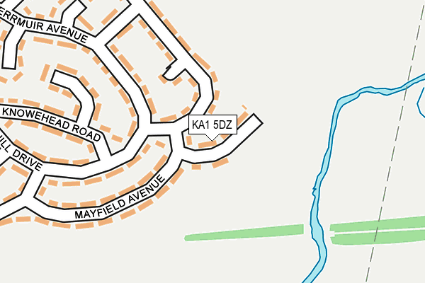KA1 5DZ map - OS OpenMap – Local (Ordnance Survey)