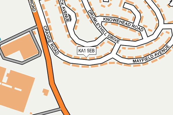 KA1 5EB map - OS OpenMap – Local (Ordnance Survey)