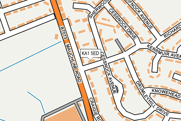 KA1 5ED map - OS OpenMap – Local (Ordnance Survey)