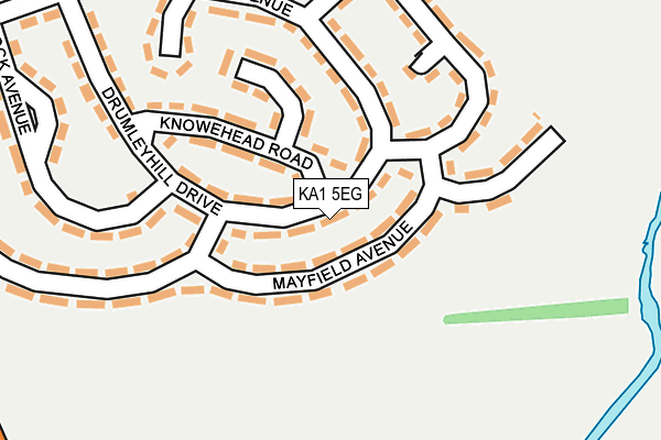 KA1 5EG map - OS OpenMap – Local (Ordnance Survey)