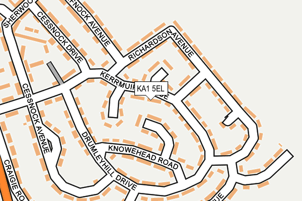 KA1 5EL map - OS OpenMap – Local (Ordnance Survey)